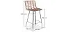 Taburete de Bar de Mimbre con Respaldo - Diseño Boho Bali - 75cm - Catori image 7