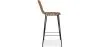 Taburete de Bar de Mimbre con Respaldo - Diseño Boho Bali - 75cm - Catori image 7