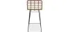 Taburete de Bar de Mimbre con Respaldo - Diseño Boho Bali - 75cm - Catori image 7