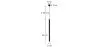 Lámpara de Techo Tubo LED - Lámpara Colgante en Negro - 60cm - Lilu image 7
