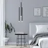 Lámpara de Techo Tubo LED - Lámpara Colgante en Negro - 60cm - Bruna image 7