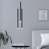 Lámpara de Techo Tubo LED - Lámpara Colgante en Negro - 60cm - Bruna image 7
