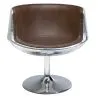 Silla de Salón - Silla de Diseño - Polipiel y Metal - Cognac image 7