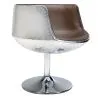 Silla de Salón - Silla de Diseño - Polipiel y Metal - Cognac image 7