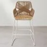 Taburete de Diseño Boho Bali de Ratán - 75cm - Tale image 7