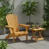 Pack Silla de Exterior y Mesa de Exterior y Jardín - Madera  - Alana image 7