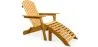 Tumbona con Reposapies - Silla de Jardin de Madera  - Alana image 7