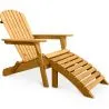 Tumbona con Reposapies - Silla de Jardin de Madera  - Alana image 7