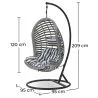 Silla Colgante de Jardín Diseño Boho Bali - Columpio - Delsin image 7
