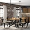 Mesa de Comedor Rectangular - Industrial Madera y Metal - Danr  image 7