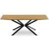 Mesa de Comedor Rectangular - Industrial Madera y Metal - Danr  image 7