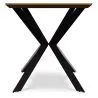Mesa de Comedor Rectangular - Industrial Madera y Metal - Danr  image 7