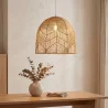 Lámpara de Techo de Ratán - Lámpara Colgante Diseño Boho Bali - Bu image 7