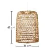 Lámpara de Techo de Ratán - Lámpara Colgante Diseño Boho Bali - Lian image 7