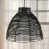 Lámpara de Techo de Ratán Negro - Lámpara Colgante Diseño Boho Bali - Gian image 7