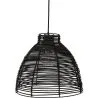 Lámpara de Techo de Ratán Negro - Lámpara Colgante Diseño Boho Bali - Gian image 7