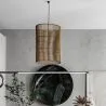 Lámpara de Techo de Ratán - Lámpara Colgante Diseño Boho Bali - An image 7