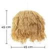 Lámpara de Techo de Yute - Lámpara Colgante Diseño Boho Bali  - Lien image 7
