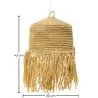 Lámpara de Techo de Rafia - Lámpara Colgante Diseño Boho Bali - Lanui image 7