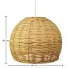 Lámpara de Techo de Ratán -Lámpara Colgante Diseño Boho Bali - Paon image 7