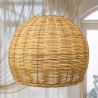 Lámpara de Techo de Ratán -Lámpara Colgante Diseño Boho Bali - Paon image 7