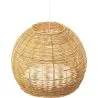Lámpara de Techo de Ratán -Lámpara Colgante Diseño Boho Bali - Paon image 7