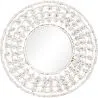 Espejo de Pared - Diseño Redondo Boho Bali Blanco (60 cm) - Lenai image 7