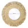 Espejo de Pared - Diseño Redondo Boho Bali (60 cm) - Rewu image 7