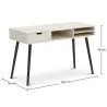 Escritorio de Madera - Diseño Escandinavo - Beckett + Silla de Comedor - Stylix image 7