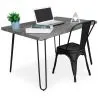 Pack Escritorio - Diseño Industrial 120cm - Hairpin + Silla de Comedor - Stylix image 7