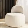 Sillón de Diseño - Tapizado en Tela Bouclé - Melanie image 7