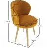 Sillón de Diseño - Tapizado en Terciopelo - Yuna image 7