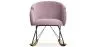 Sillón Mecedora con reposabrazos - Tapizado en Terciopelo - Freia image 7