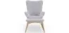 Sillón con Reposapiés - Tapizado en Lino - Huda image 7
