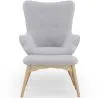 Sillón con Reposapiés - Tapizado en Lino - Huda image 7