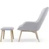 Sillón con Reposapiés - Tapizado en Lino - Huda image 7
