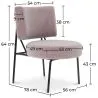 Sillón Tapizado en Terciopelo  - Jerna image 7