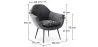 Sillón con Reposabrazos - Tapizado en Terciopelo - Eila image 7