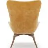 Sillón con Reposapiés - Tapizado en Terciopelo - Estilo Escandinavo - Huda image 7