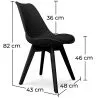 Pack Escritorio de Madera - Diseño Escandinavo -Thora y Silla de Comedor - Diseño Escandinavo - Denisse  image 7