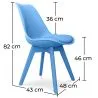 Pack Escritorio de Madera - Diseño Escandinavo -Torkel + Silla de Comedor - Diseño Escandinavo - Denisse  image 7