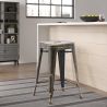 Taburete de Bar -  Diseño Industrial - 60cm - New Edition - Stylix image 7
