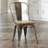 Silla de Comedor - Diseño Industrial - Acero y Madera - Nueva Edición - Stylix image 7