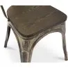 Silla de Comedor - Diseño Industrial - Acero y Madera - Nueva Edición - Stylix  image 7