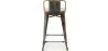 Taburete con Respaldo - Diseño Industrial - Madera y Acero - 60cm - New Edition - Stylix  image 7