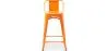 Taburete de Bar con Respaldo - Diseño Industrial - 60cm - New Edition - Stylix  image 7