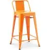 Taburete de Bar con Respaldo - Diseño Industrial - 60cm - New Edition - Stylix  image 7