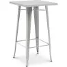 Mesa Taburete Cuadrada - Diseño Industrial - 100 cm - Galla image 7
