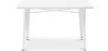 Mesa de Comedor Rectangular - Diseño Industrial - Metal Blanco - Ashi  image 7