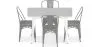 Pack  Mesa de Comedor y 4 Sillas de Comedor Diseño Industrial - New Edition-  Bistrot Stylix image 7